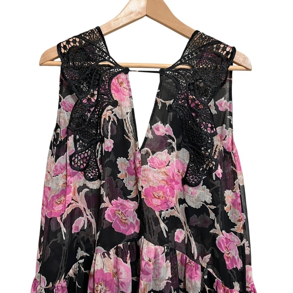 Anthropologie MISA Tie-Back Maxi Dress XS/S | Boho Chic Flowy Summer Dress - Picture 7 of 15